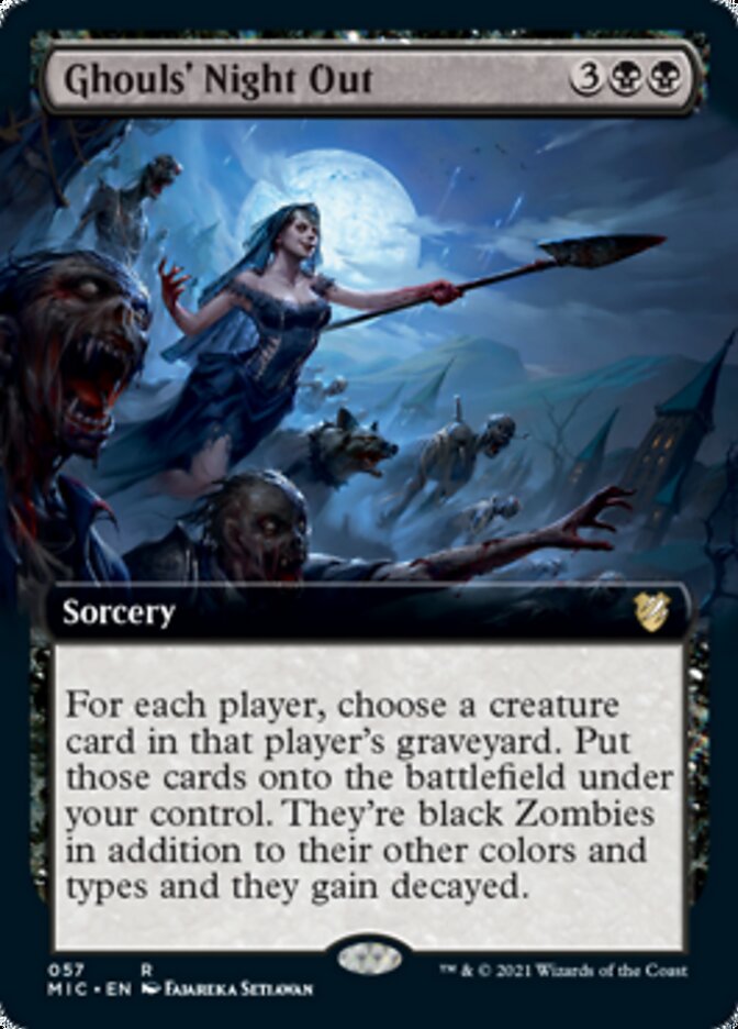 Ghouls' Night Out (Extended) [Innistrad: Midnight Hunt Commander] | PLUS EV GAMES 