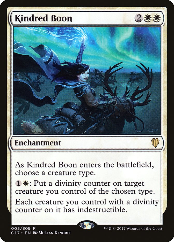 Kindred Boon [Commander 2017] | PLUS EV GAMES 