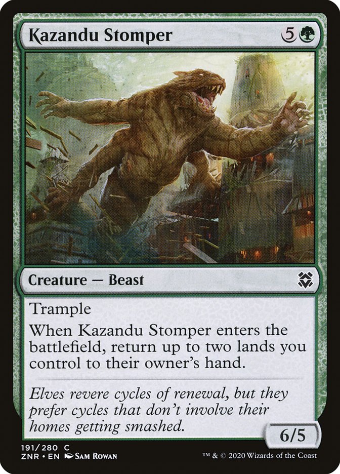 Kazandu Stomper [Zendikar Rising] | PLUS EV GAMES 