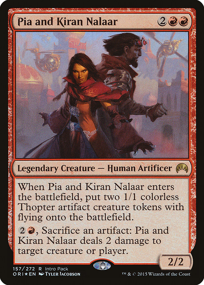 Pia and Kiran Nalaar [Magic Origins Promos] | PLUS EV GAMES 