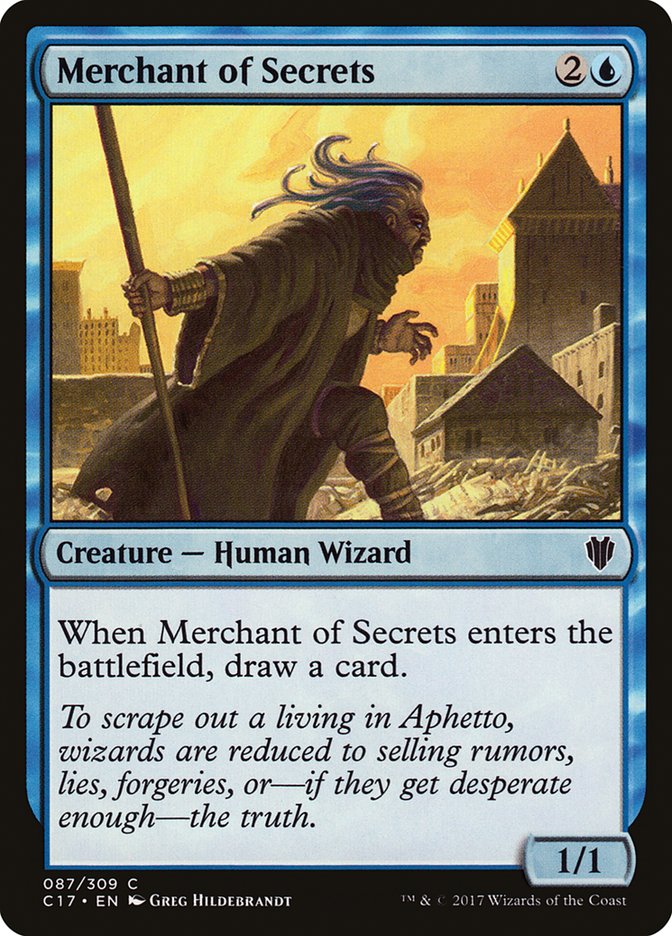 Merchant of Secrets [Commander 2017] | PLUS EV GAMES 