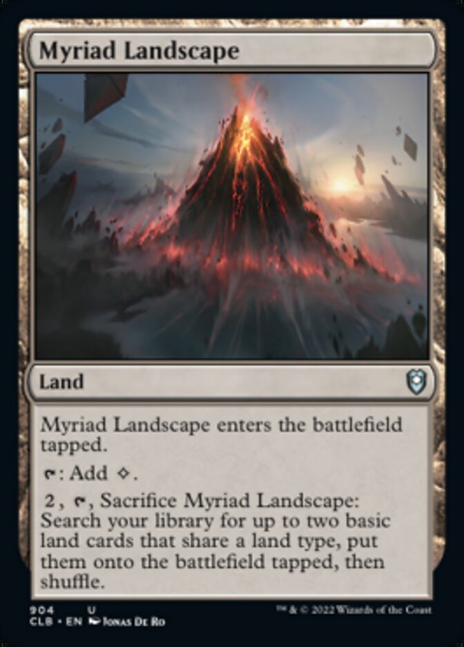 Myriad Landscape [Commander Legends: Battle for Baldur's Gate] | PLUS EV GAMES 