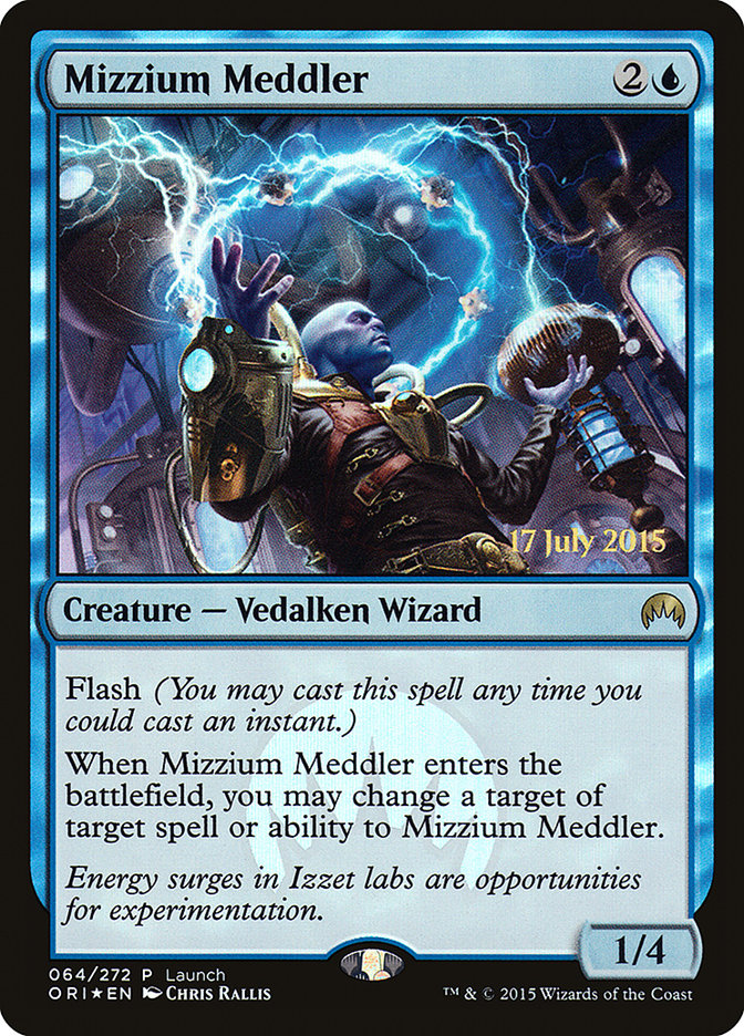 Mizzium Meddler [Magic Origins Promos] | PLUS EV GAMES 