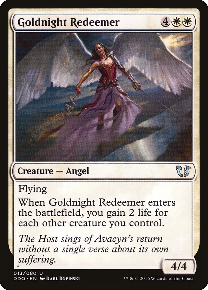 Goldnight Redeemer [Duel Decks: Blessed vs. Cursed] | PLUS EV GAMES 