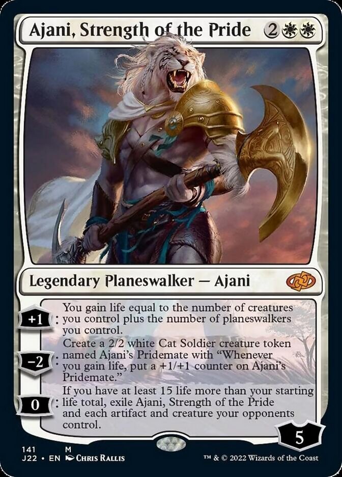 Ajani, Strength of the Pride [Jumpstart 2022] | PLUS EV GAMES 