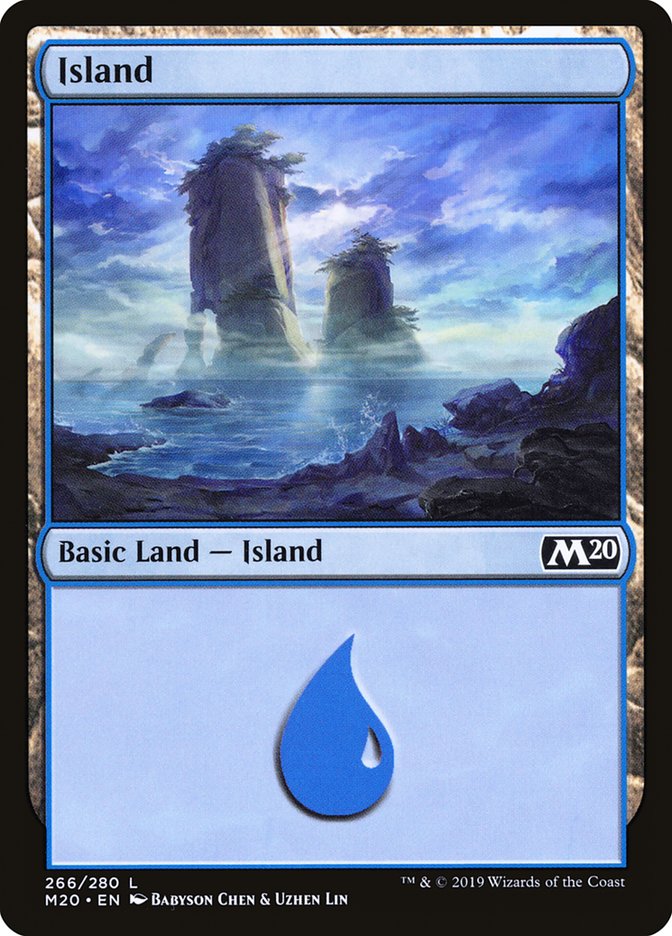 Island (266) [Core Set 2020] | PLUS EV GAMES 