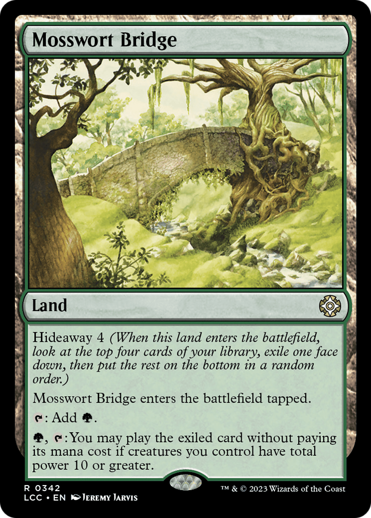 Mosswort Bridge [The Lost Caverns of Ixalan Commander] | PLUS EV GAMES 