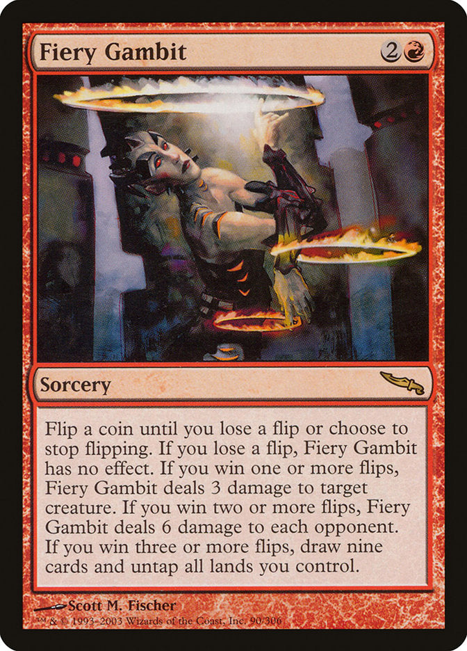 Fiery Gambit [Mirrodin] | PLUS EV GAMES 