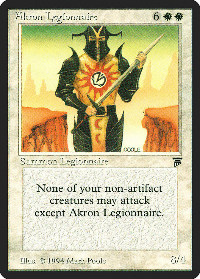 Akron Legionnaire [Legends] | PLUS EV GAMES 