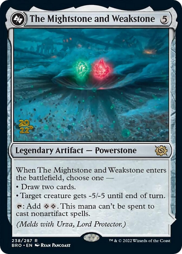 The Mightstone and Weakstone [The Brothers' War: Prerelease Promos] | PLUS EV GAMES 