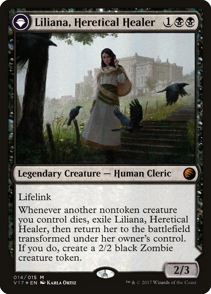 Liliana, Heretical Healer // Liliana, Defiant Necromancer [From the Vault: Transform] | PLUS EV GAMES 