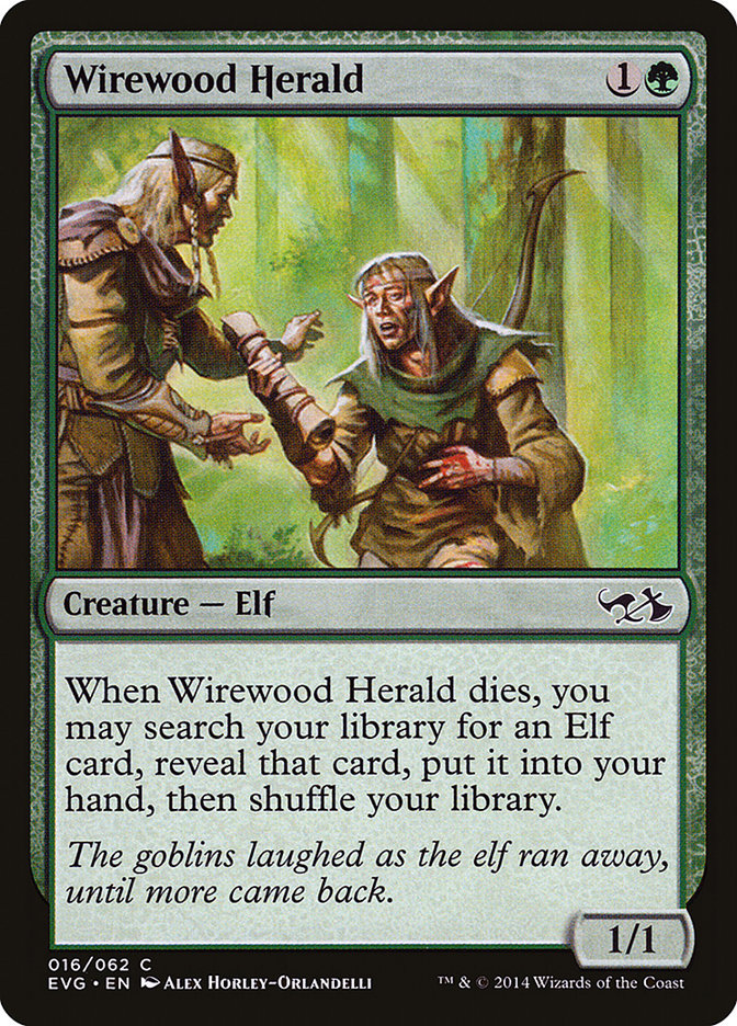 Wirewood Herald (Elves vs. Goblins) [Duel Decks Anthology] | PLUS EV GAMES 