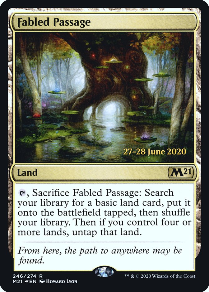 Fabled Passage  [Core Set 2021 Prerelease Promos] | PLUS EV GAMES 