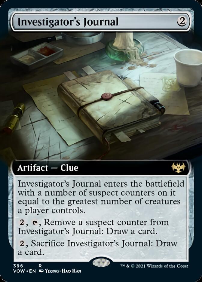 Investigator's Journal (Extended) [Innistrad: Crimson Vow] | PLUS EV GAMES 