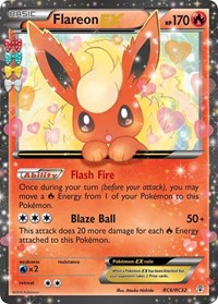 Flareon EX [Generations: Radiant Collection] | PLUS EV GAMES 