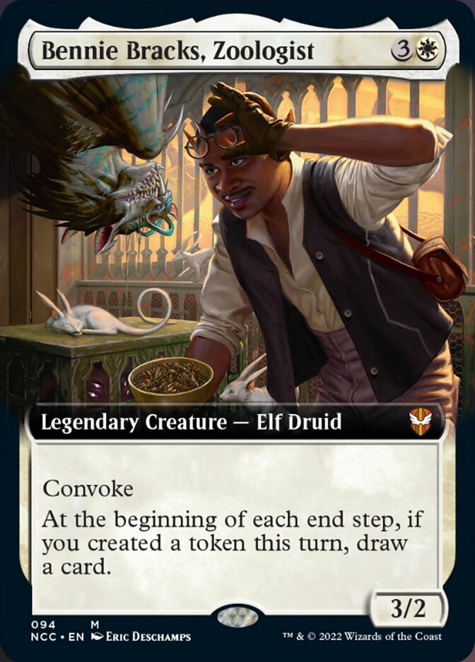 Bennie Bracks, Zoologist (Extended Art) [Streets of New Capenna Commander] | PLUS EV GAMES 