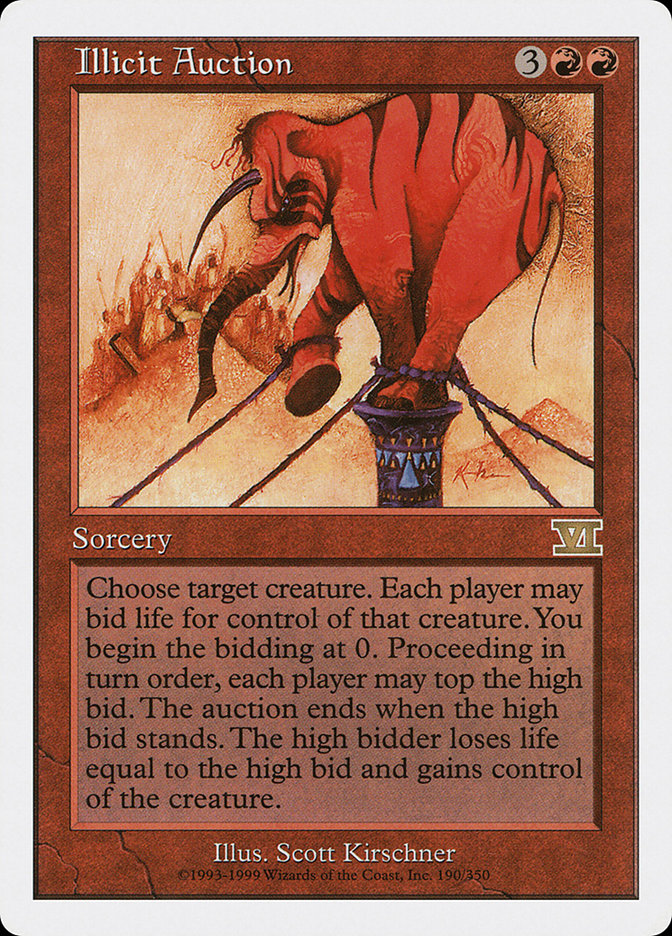 Illicit Auction [Classic Sixth Edition] | PLUS EV GAMES 