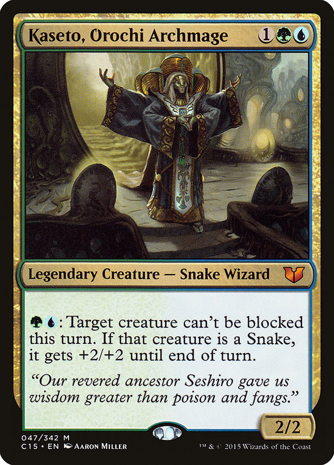 Kaseto, Orochi Archmage [Commander 2015] | PLUS EV GAMES 