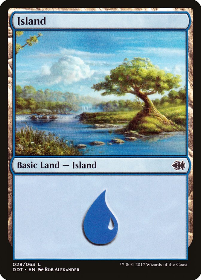 Island (28) [Duel Decks: Merfolk vs. Goblins] | PLUS EV GAMES 