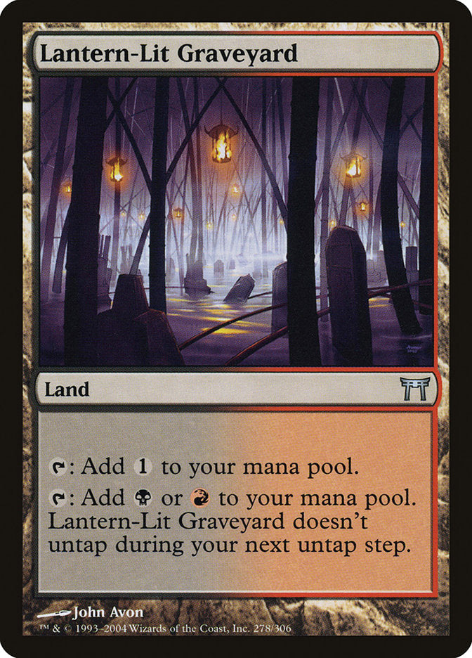 Lantern-Lit Graveyard [Champions of Kamigawa] | PLUS EV GAMES 