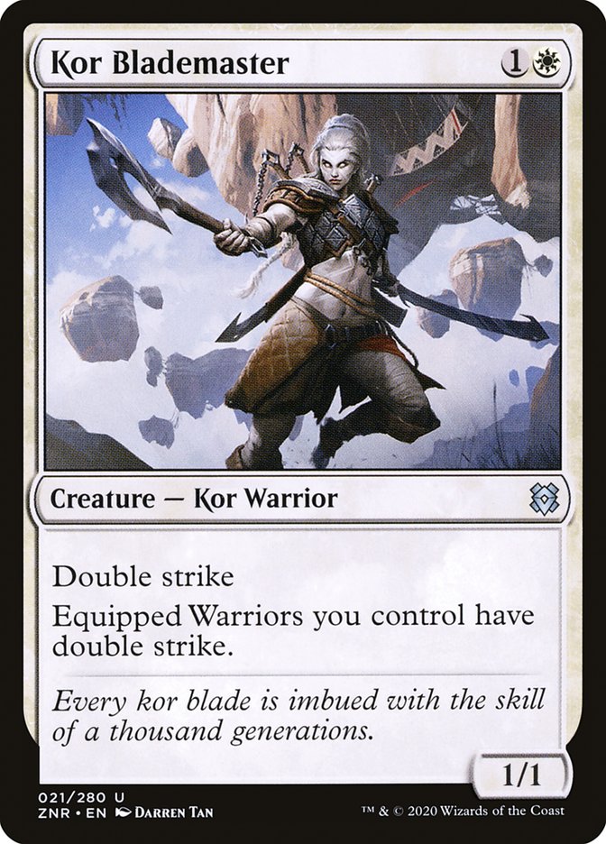 Kor Blademaster [Zendikar Rising] | PLUS EV GAMES 