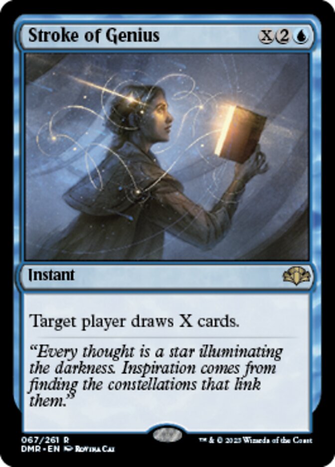 Stroke of Genius [Dominaria Remastered] | PLUS EV GAMES 