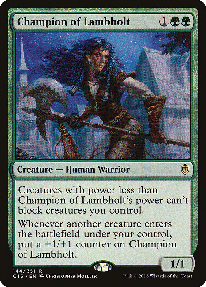 Champion of Lambholt [Commander 2016] | PLUS EV GAMES 