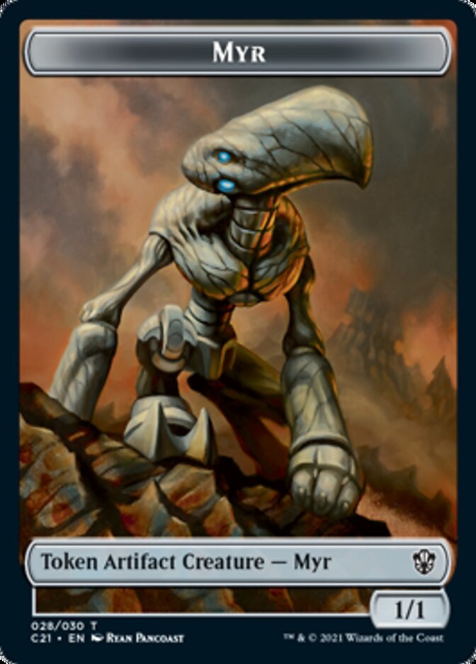 Myr // Treasure Token [Commander 2021 Tokens] | PLUS EV GAMES 