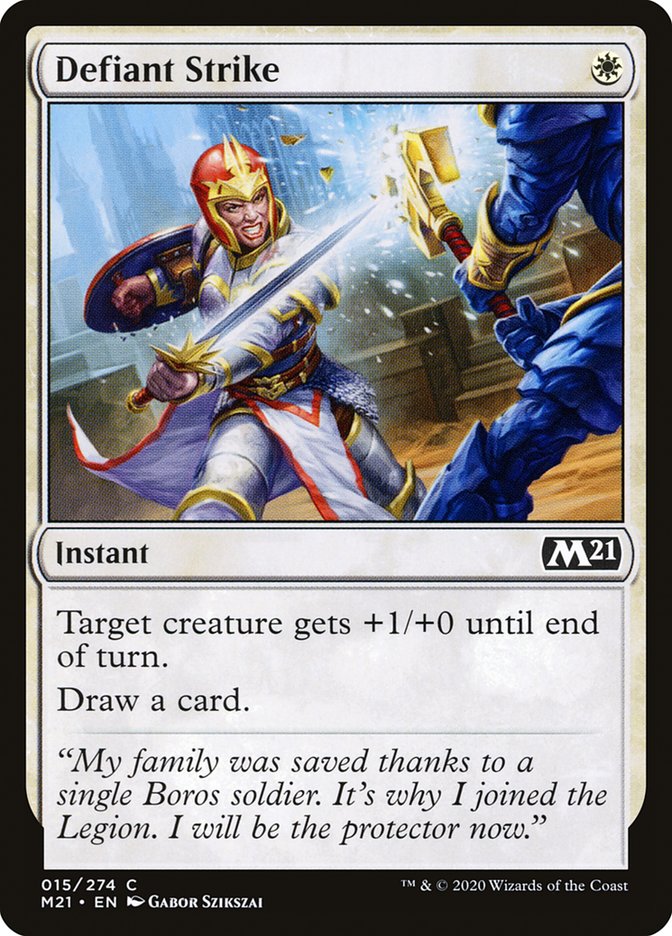 Defiant Strike [Core Set 2021] | PLUS EV GAMES 