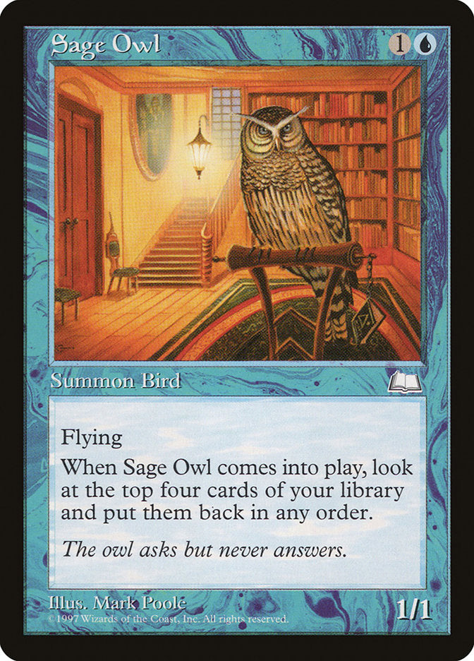 Sage Owl [Weatherlight] | PLUS EV GAMES 