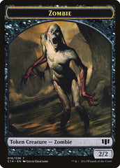 Demon (013/036) // Zombie (016/036) Double-sided Token [Commander 2014 Tokens] | PLUS EV GAMES 