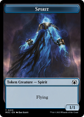 Spirit (9) // Spirit (13) Double-Sided Token [March of the Machine Commander Tokens] | PLUS EV GAMES 