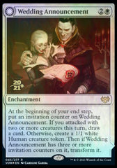 Wedding Announcement // Wedding Festivity [Innistrad: Crimson Vow Prerelease Promos] | PLUS EV GAMES 