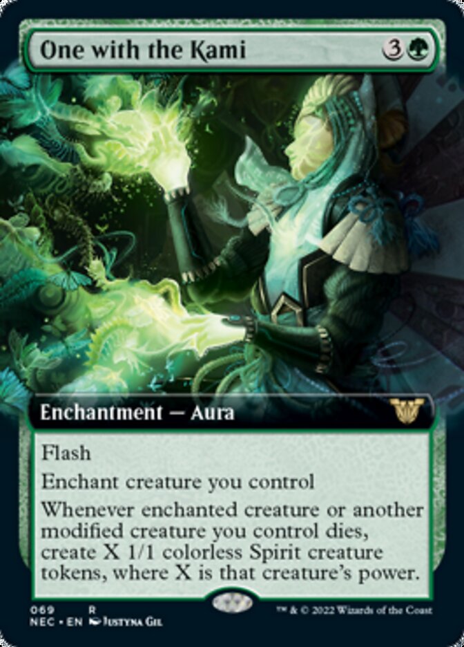 One with the Kami (Extended) [Kamigawa: Neon Dynasty Commander] | PLUS EV GAMES 