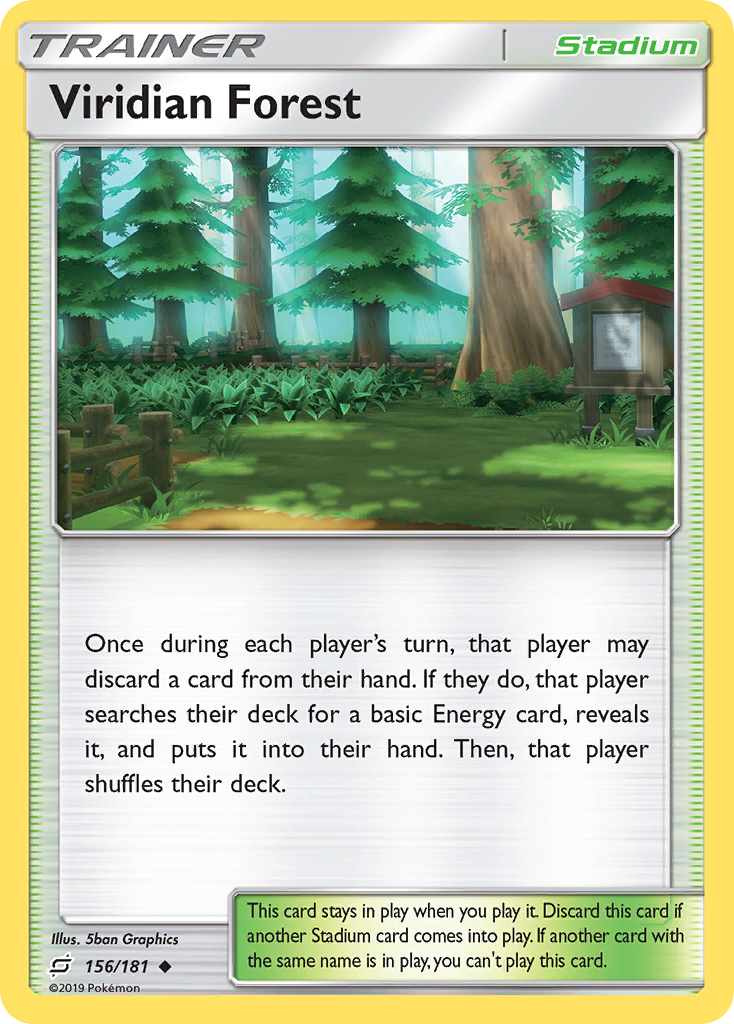 Viridian Forest (156/181) [Sun & Moon: Team Up] | PLUS EV GAMES 