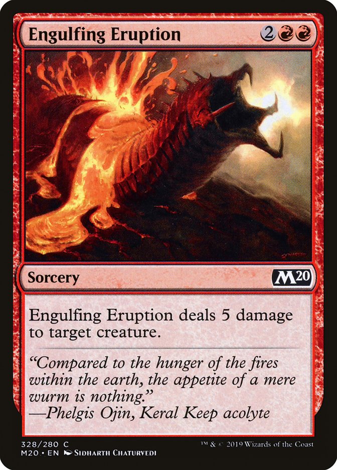 Engulfing Eruption [Core Set 2020] | PLUS EV GAMES 