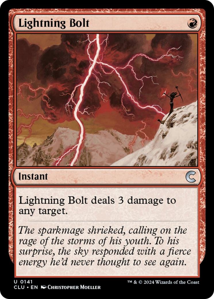 Lightning Bolt [Ravnica: Clue Edition] | PLUS EV GAMES 