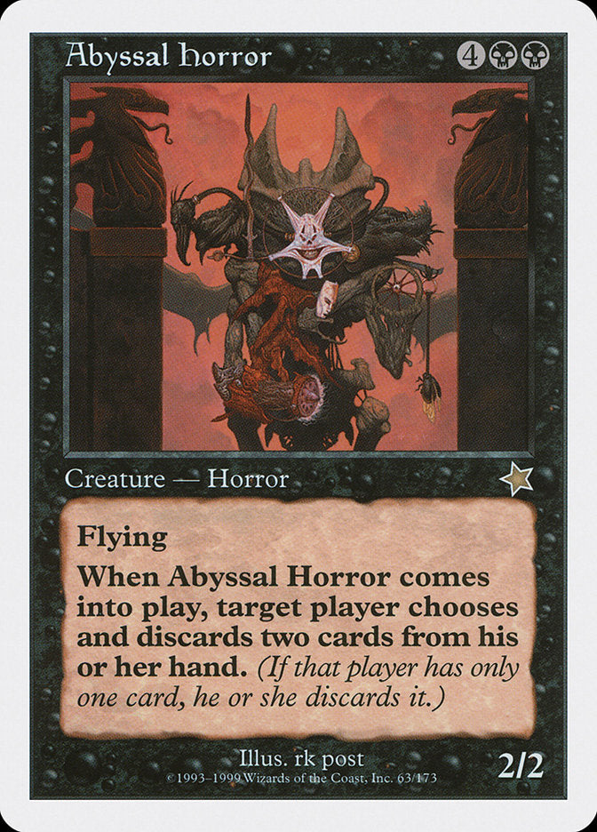 Abyssal Horror [Starter 1999] | PLUS EV GAMES 