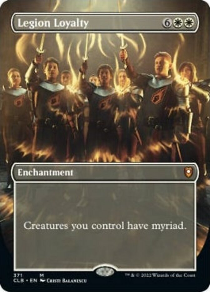 Legion Loyalty (Borderless Alternate Art) [Commander Legends: Battle for Baldur's Gate] | PLUS EV GAMES 