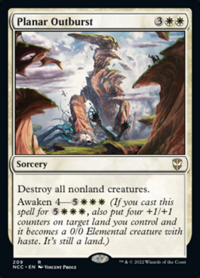 Planar Outburst [Streets of New Capenna Commander] | PLUS EV GAMES 
