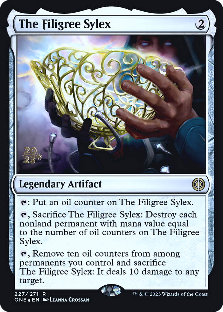 The Filigree Sylex [Phyrexia: All Will Be One Prerelease Promos] | PLUS EV GAMES 