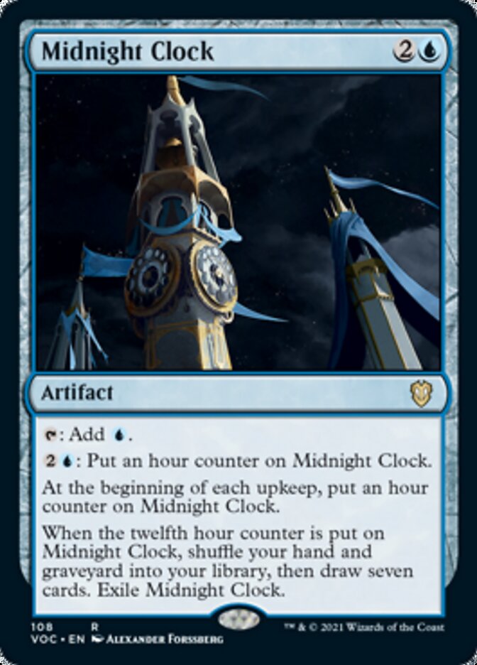 Midnight Clock [Innistrad: Crimson Vow Commander] | PLUS EV GAMES 