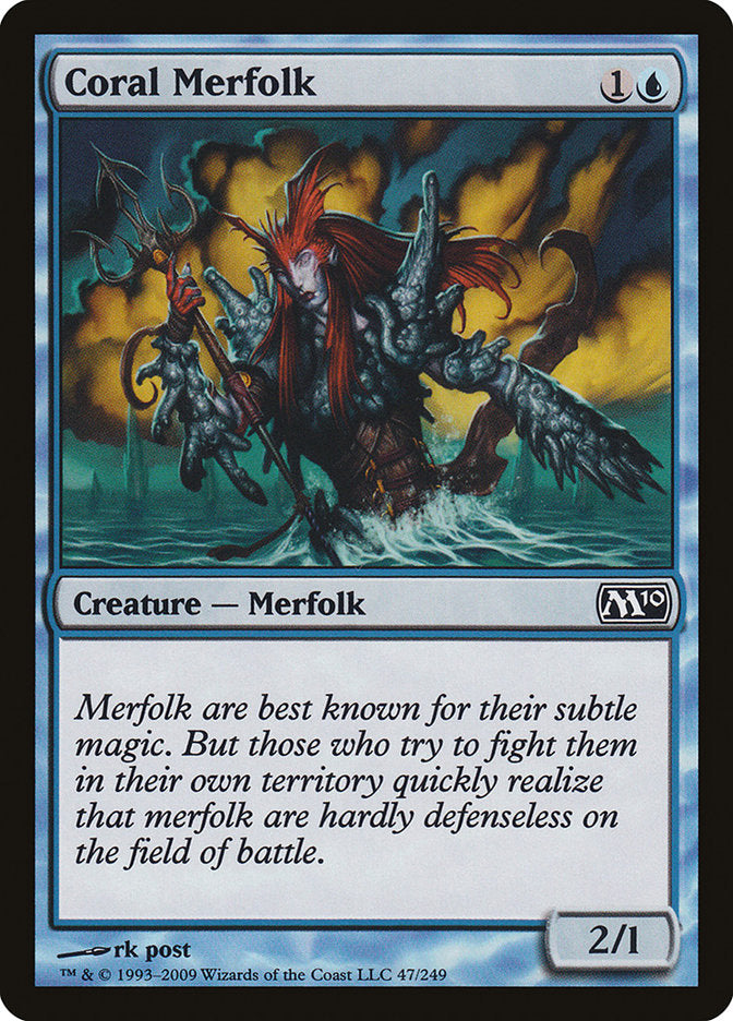 Coral Merfolk [Magic 2010] | PLUS EV GAMES 