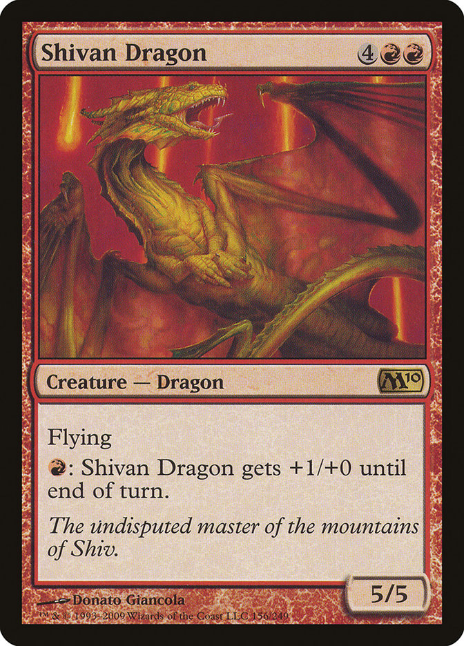 Shivan Dragon [Magic 2010] | PLUS EV GAMES 