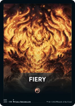 Fiery Theme Card [Jumpstart 2022 Front Cards] | PLUS EV GAMES 