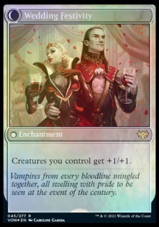 Wedding Announcement // Wedding Festivity [Innistrad: Crimson Vow Prerelease Promos] | PLUS EV GAMES 