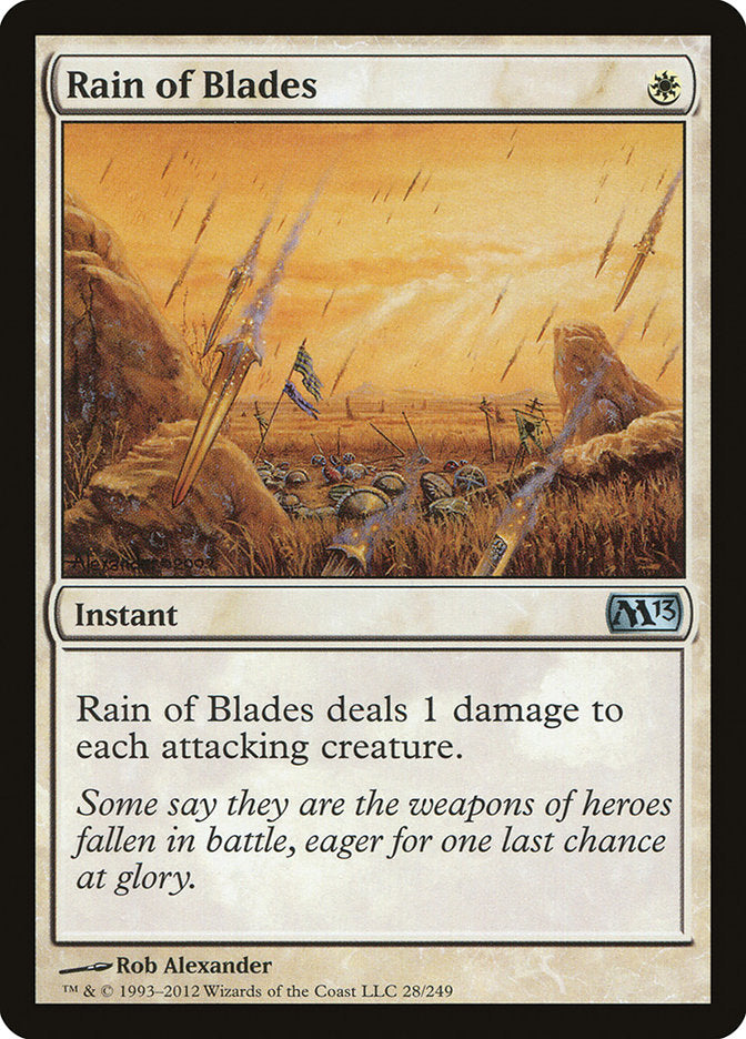 Rain of Blades [Magic 2013] | PLUS EV GAMES 