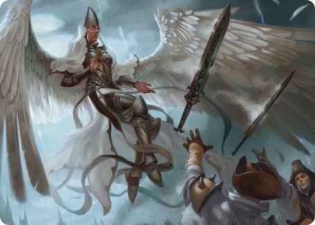 Angelic Quartermaster Art Card [Innistrad: Crimson Vow Art Series] | PLUS EV GAMES 