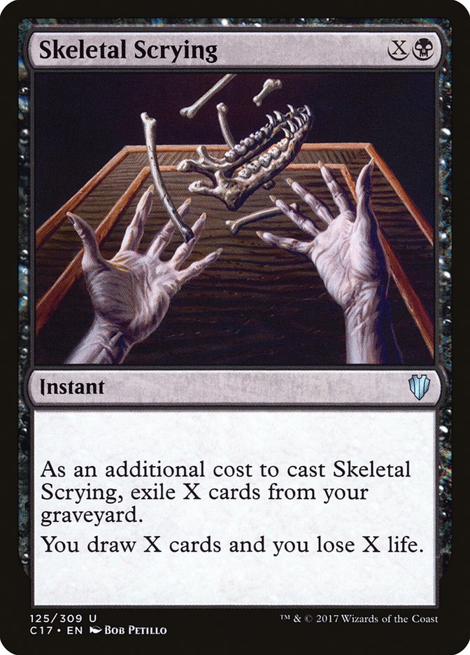 Skeletal Scrying [Commander 2017] | PLUS EV GAMES 