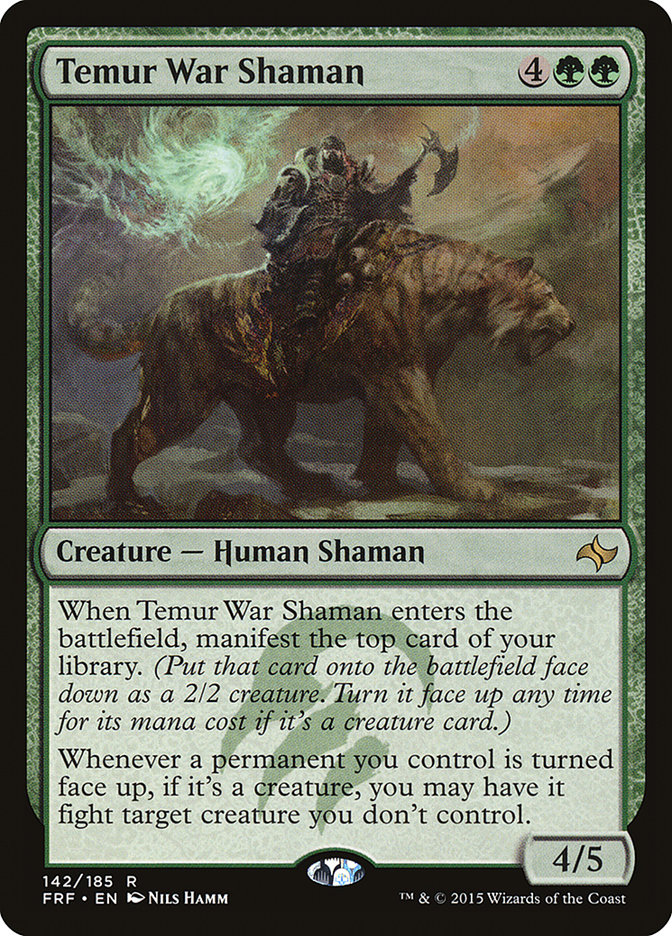 Temur War Shaman [Fate Reforged] | PLUS EV GAMES 